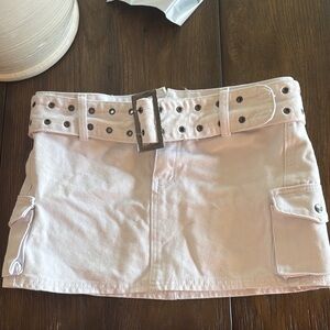 Princess Polly White Mini Skirt